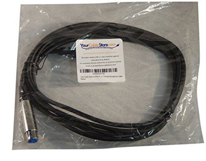 Picture of Your Cable Store 10 Foot XLR 3 Pin Male/Female Microphone Cable
