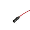 Picture of LyxPro 1.5 Feet Right Angle XLR Female to Male 3 Pin Mic Cord for Powered Speakers Audio Interface Professional Pro Audio Performance Camcorders DSLR Video Cameras and Recording Devices - Red