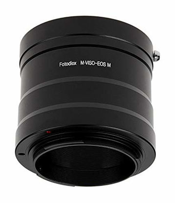 Picture of Fotodiox Lens Mount Adapter, for Leica Visoflex Lens (or Leica M for Macro) to Canon EOS M Mirrorless Cameras