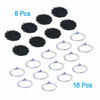 Picture of YOUSHARES Camera Mic Windscreen, 8 PCS Fur Wind Muff Wind Cover for DSLR Built-in Microphone Outdoor Wind Filter