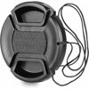 Picture of ChromLives Camera 52mm Lens Cap Center Pinch with Lens Cap Leash Hole Bundle Compatible with DSLR Cameras Nikon Sony Canon & Other DSLR Cameras UV Lens (52mm)