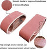 Picture of M-jump 18 PCS 3 x 21 inch Aluminum Oxide Sanding Belt Kit-Include 3 Each of 60 80 120 150 240 400 Grits-Premium Sandpaper Sander Belt for Portable Belt Sander