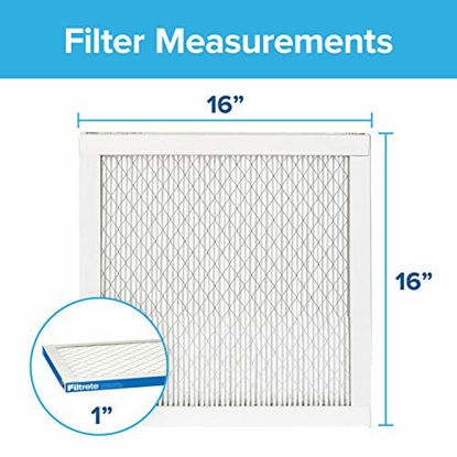 Picture of Filtrete 16x16x1, AC Furnace Air Filter, MPR 1900, Healthy Living Ultimate Allergen, 6-Pack (exact dimensions 15.81 x 15.81 x 0.78)
