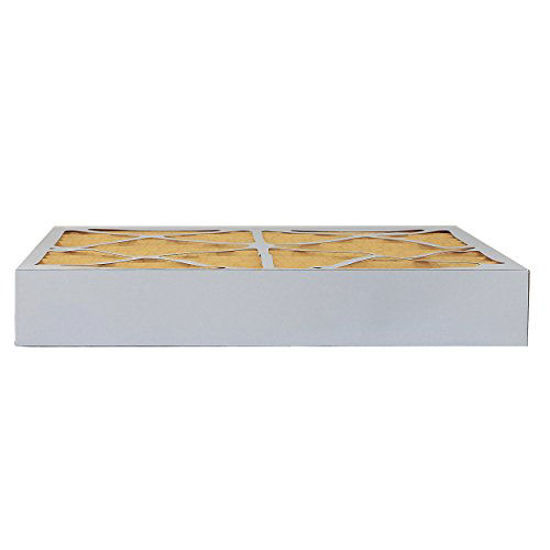 Picture of FilterBuy 12x27x4 MERV 11 Pleated AC Furnace Air Filter, (Pack of 2 Filters), 12x27x4 - Gold