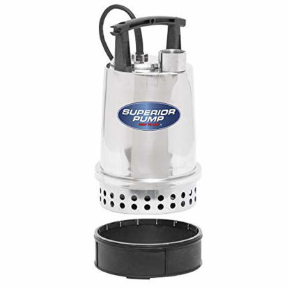 Picture of Superior Pump 91392 Stainless 1/3 HP Steel Utility Pump