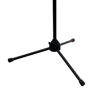 Picture of Gator Frameworks Short Tripod Base Microphone Stand with Soft Grip Twist Clutch, Boom Arm, and Both 3/8" and 5/8" Adapters (GFW-MIC-2621)
