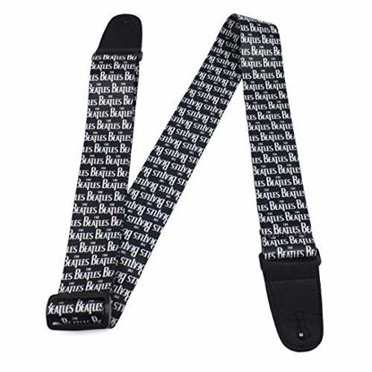 Picture of The Beatles Guitar Strap - Polyester | 2 Wide, Adjustable 39" - 58" Long (Bass, Electric and Acoustic Guitar Strap)