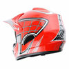 Picture of WOW Youth Motocross Helmet BMX MX ATV Dirt Bike Helmet Spider Web Red + Goggles + Martian Red Glove Kids Bundle