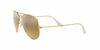 Picture of Ray-Ban Unisex-Adult RB3025 Classic Sunglasses, Gold/Brown Mirror/Silver Gradient, 58 mm