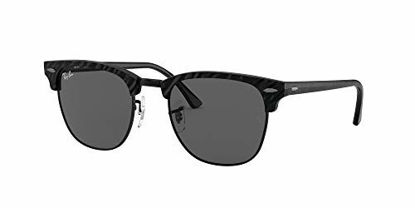 Picture of Ray-Ban RB 3016 Clubmaster Square Sunglasses, Tortoise/Dark Grey, 49 mm