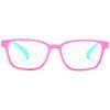Picture of Pro Acme Blue Light Glasses for Kids Boys Girls Clear Computer Gaming TV Glasses Unbreakable Frame (Pink/Green)