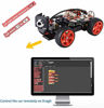 Picture of SunFounder Raspberry Pi Smart Video Robot Car Kit V2.0 Electronic Camera Toy, Graphical Visual Programming Language Supported, Remote Control by UI on Windows/Mac and Web Browser, Pi 4B Included