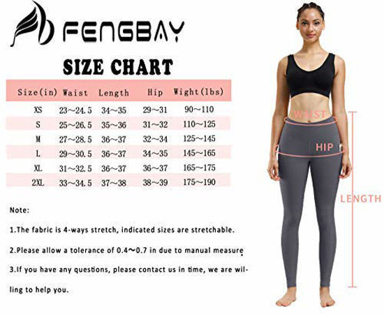 GetUSCart- Fengbay 2 Pack High Waist Yoga Pants, Pocket Yoga Pants