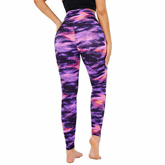 Gayhay High Waisted Leggings for Women Soft Opaque Slim Tummy Control Printed Pants for Running Cycling Yoga 