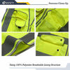 Picture of JKSafety 9 Pockets Class 2 High Visibility Zipper Front Safety Vest With Reflective Strips, Yellow Meets ANSI/ISEA Standards (Medium)