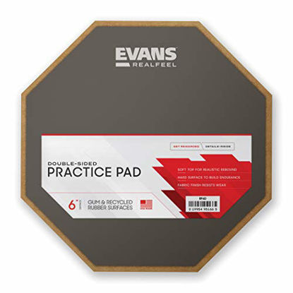Picture of Evans 2-Sided Practice Pad, 6 Inch