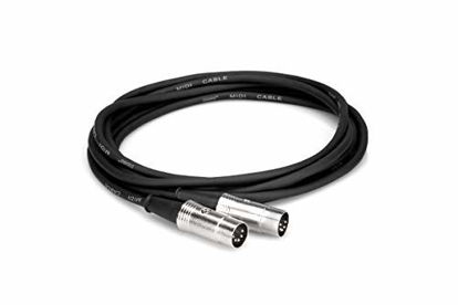 Picture of Hosa MID-520 Serviceable 5-Pin DIN to Serviceable 5-Pin DIN Pro MIDI Cable, 20 Feet