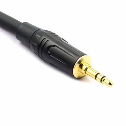 Picture of DISINO XLR to 3.5mm (1/8 inch) Stereo Microphone Cable for Camcorders, DSLR Cameras, Computer Recording Device and More - 5ft