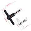 Picture of EASTROCK Drum Keys 4-pack with More Asvanced Material Rubber And Plastic Handles Drum Key,Universal Drum Tuning Key Percussion Hardware Tool With Hole(Black)