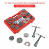 Picture of Orion Motor Tech 24pcs Heavy Duty Disc Brake Piston Caliper Compressor Wind Back Rewind Tool Set for Brake Pad Replacement Reset with Storage Case, Fits Most American, European, Japanese Autos