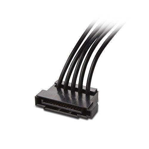 GetUSCart Cable Matters 2Pack 15 Pin SATA to 4 SATA Power Splitter