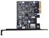Picture of PCIE Usb C Card 2 Ports USB 3.1 Gen 2(10gbps) Pcie Expansion Card,Internal Usb 3.2 Add In Card with (1) Usb-A & (1) USB-C Pcie Card,Built in Power Supply Pci Express Card for Windows,Mac OS 10.9 above