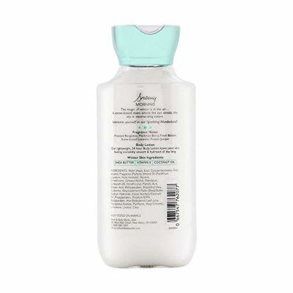 Picture of Bath & Body Works Snowy Morning 24 Hr Moisture Body Lotion, 8 Ounce