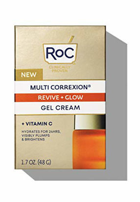 Picture of RoC Multi Correxion Revive + Glow Vitamin C Moisturizer for Face, Gel Cream, 1.7 Ounce