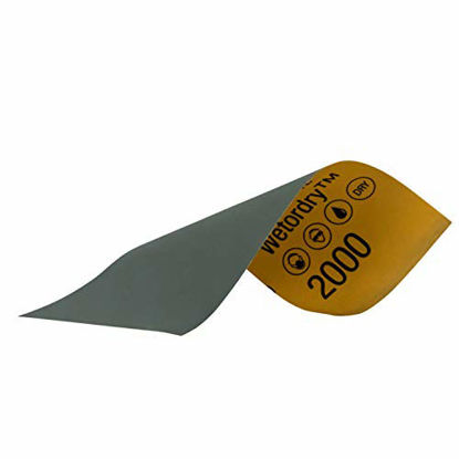 Picture of 3M Wetordry Sandpaper, 03003, 2000 Grit, 3 2/3 inch x 9 inch, Packaging May Vary