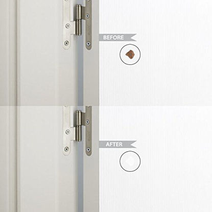 Picture of soto Paint Touch UP (Interior) - Non-Toxic Interior Scratch + Scuff Repair: Wall, cabinets, Trim + molding, Furniture, Windows (Size: 1 fl oz, Sheen: Satin, Color: No. 01 Perfect White)