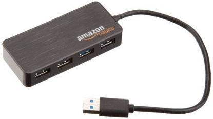 Picture of Midiplus AKM320 with Keyboard Controller and AmazonBasics 4 Port USB power adapter