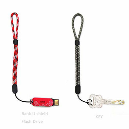 Picture of CHMETE Functional Wrist Straps Hand Lanyard for Camera GoPro Phone Flashlight Keychain Flash Drives