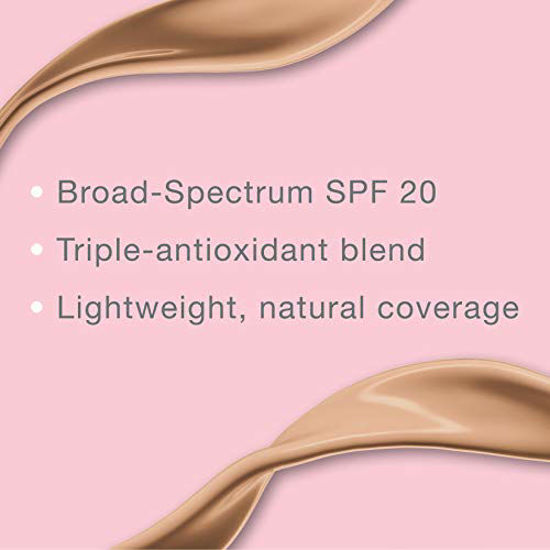 Picture of Neutrogena Healthy Skin Liquid Makeup Foundation, Broad Spectrum SPF 20 Sunscreen, Lightweight & Flawless Coverage Foundation with Antioxidant Vitamin E & Feverfew, 30 Buff, 1 fl. oz