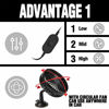 Picture of KMMOTORS Kooling Car Fan Automobile Vehicle Clip Fan Powerful Quiet Ventilation Electric Car Fans with Comfortable USB Plug for Car/Vehicle (One)