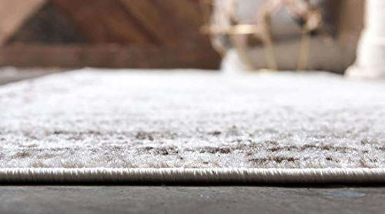 Picture of Unique Loom Sofia Collection Traditional Vintage Runner Rug, 3' 3" x 19' 8", Ivory/Brown