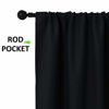 Picture of NICETOWN Black Out Curtain Panels for Kitchen - Energy Smart Decoration Thermal Insulating Blackout Drapes/Draperies for Small Window (2 Panels, 34 inches Wide by 54 inches Long)