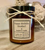 Picture of Personalized | Handcrafted Soy Candle | 4oz or 9oz Amber & Clear Jars| Many Scents to Choose From