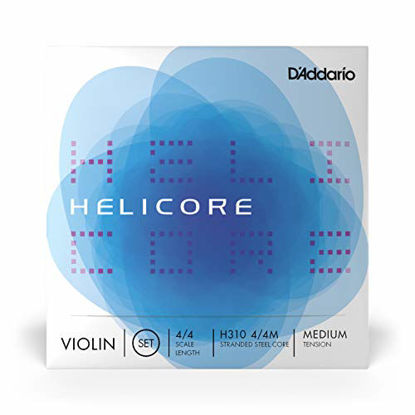 Picture of D'Addario Helicore 4/4 Size Violin Strings 4/4 Size Set with Steel E String
