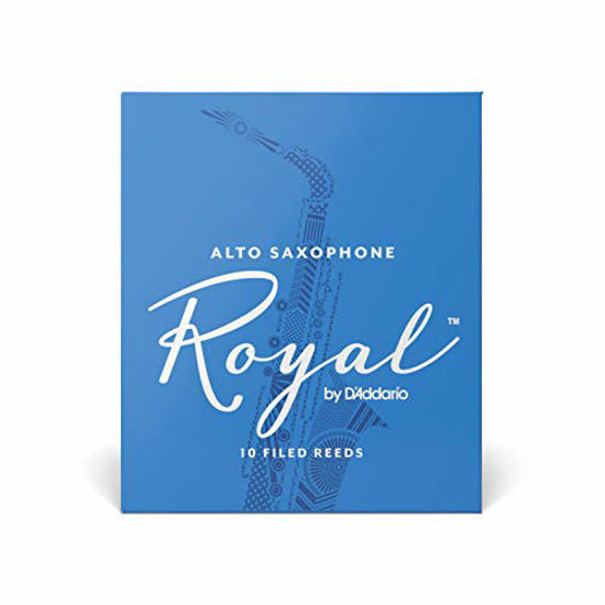 Picture of Royal Alto Sax Reeds, Strength 2.5, 10-pack