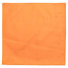 Picture of MI&VI Synthetic Chamois Microfiber Instrument Cleaning & Polishing Cloth for Violin, Viola, Cello, Bass, Guitar, Saxophone, Flute 12x12in (Tangerine-Orange)