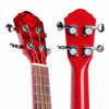 Picture of Soprano Ukulele 21 inch Mahogany Mini Kids Guitar Hawaiian ukelele Instrument Kit ukalalee for Beginner Adults Kids Starter(Red)
