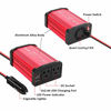 Picture of 300W Car Power Inverter DC 12V to 110V AC Converter 4.8A Dual USB Charging Ports Car Charger Adapter (Red)