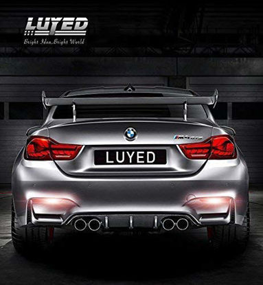 Picture of LUYED 2 X 900 Lumens Super Bright 3014 78-EX Chipsets 3056 3156 3057 3057K 3157 4157 LED Bulbs with Projector for Tail Lights Turn Signal Lights,Xenon White