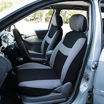 Side Airbag Compatible with Split Bench Blue/Black FH Group FB030BLUEBLACK115 full seat cover Side Airbag Compatible with Split Bench Blue/Black FH Group FB030BLUEBLACK115 full seat cover