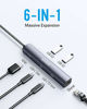 Picture of Anker USB C Hub, PowerExpand 6-in-1 USB C PD Ethernet Hub with 65W Power Delivery, 4K HDMI, 1Gbps Ethernet, USB-C Data Port, 2 USB 3.0 Data Ports, for MacBook Pro, MacBook Air, iPad Pro, XPS, and More