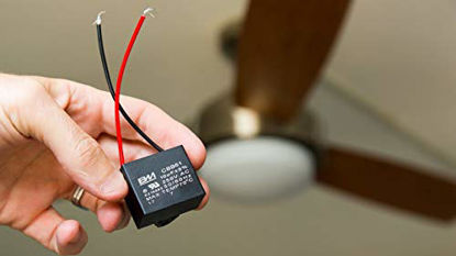 Picture of Wadoy CBB61 Fan Capacitor 2 Wire 10uf, 2 Pack Celiling Fan Capacitor 250V
