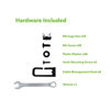 Picture of NavePoint 25U Professional 2-Post IT Open Frame Server Network Relay Rack 4.5 Feet Tall Black