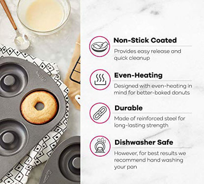 Picture of Wilton Non-Stick 6-Cavity Donut Baking Pans, 2-Count