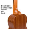 Picture of Kmise Concert Ukulele Uke Acoustic Hawaiian Guitar 23 Inch 18 Frets Mahagany with Ukelele Bag and Tuner