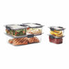 Picture of Rubbermaid Brilliance Leak-Proof Food Storage Containers with Airtight Lids, Set of 5 (10 Pieces Total) |BPA-Free & Stain Resistant
